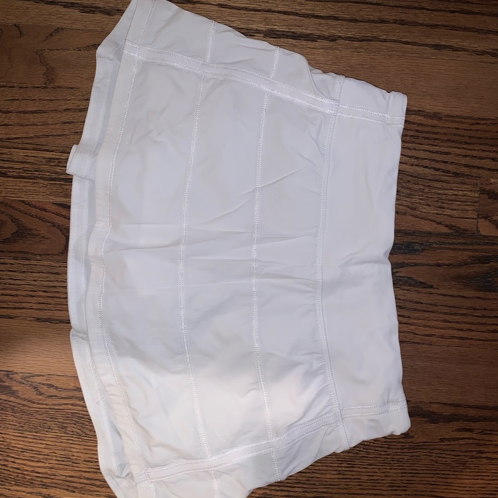 Lululemon white athletic skirt